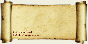 Borka Trnjaković vizit kartica